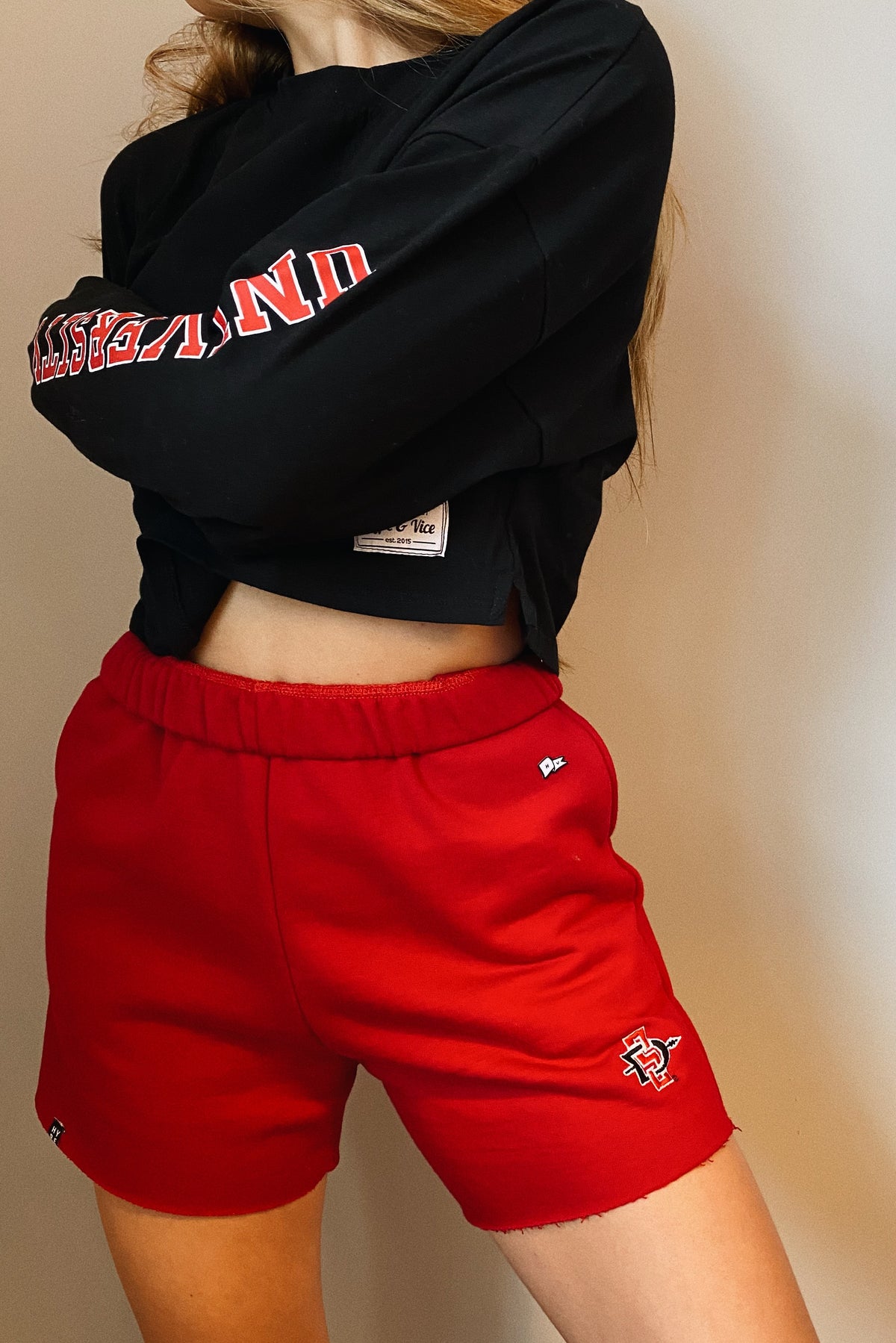 SDSU Cut Off Sweatshorts