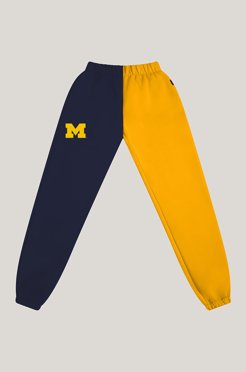 University of Michigan Color-Block Sweats