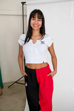 Northeastern Color-Block Sweats