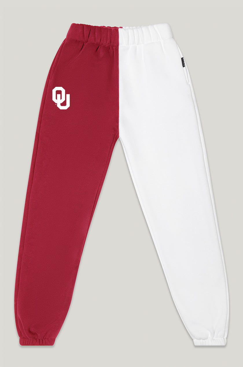 University of Oklahoma Color-Block Sweats