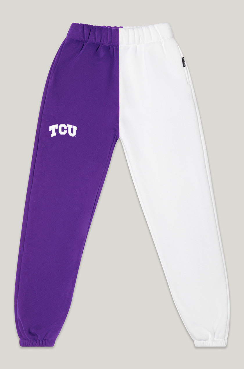 TCU Color-Block Sweats