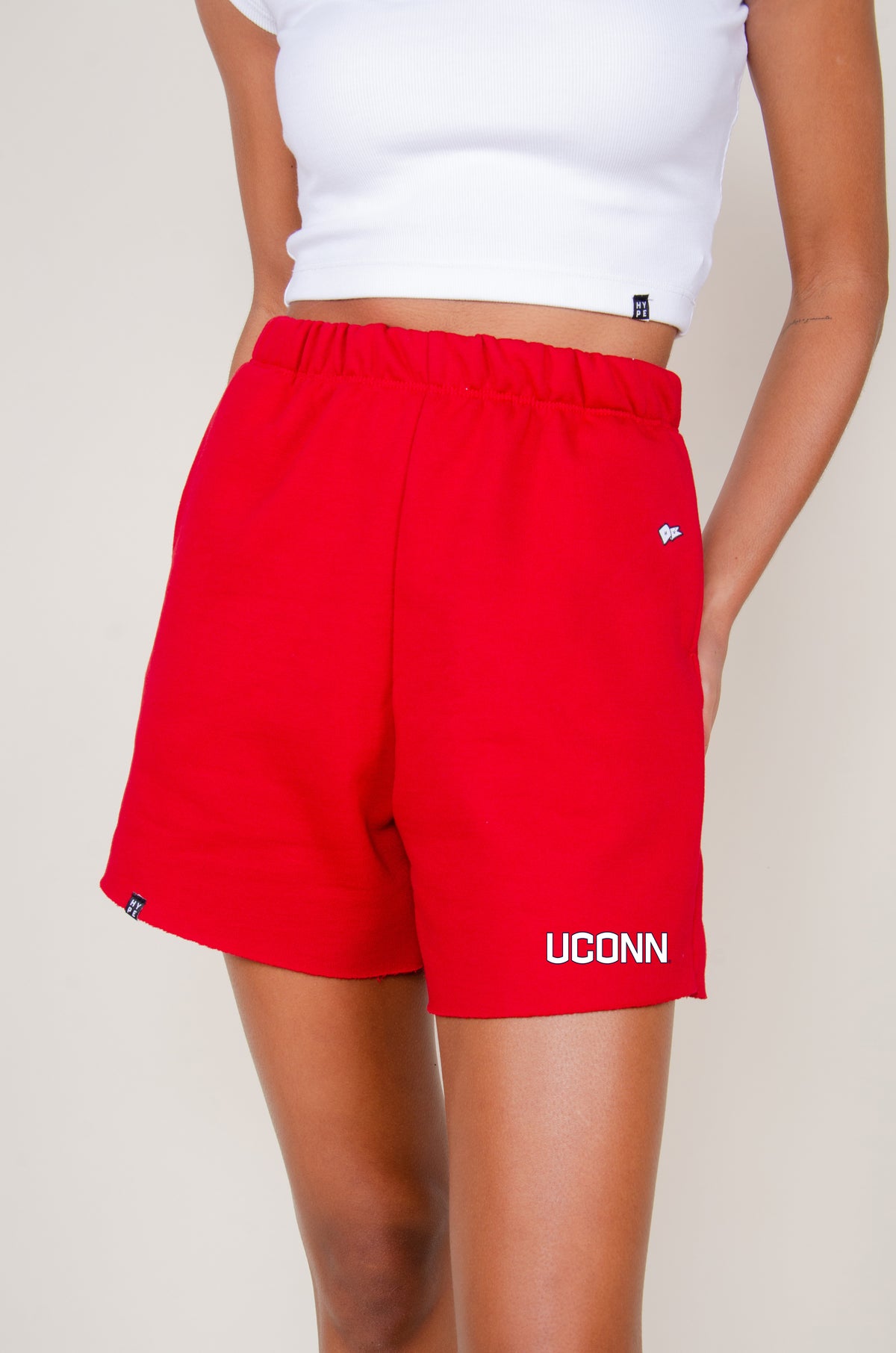 UConn Cut Off Sweatshorts