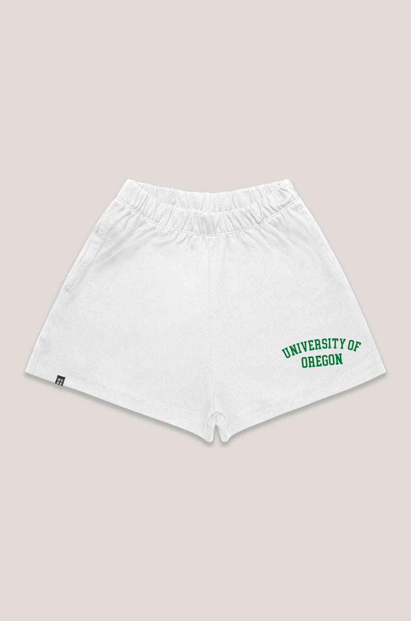 University of Oregon Track Shorts Small White Hype and Vice