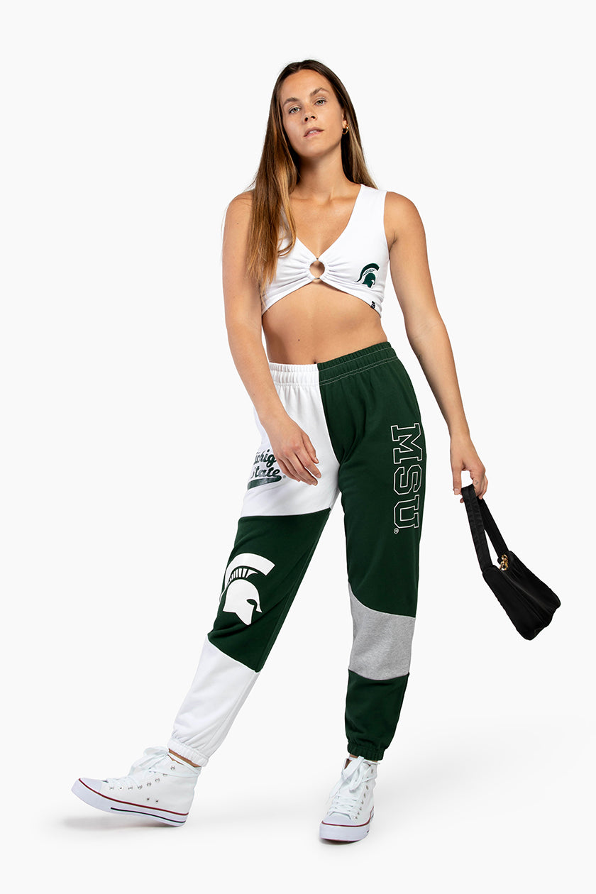 Michigan State Patched Pants