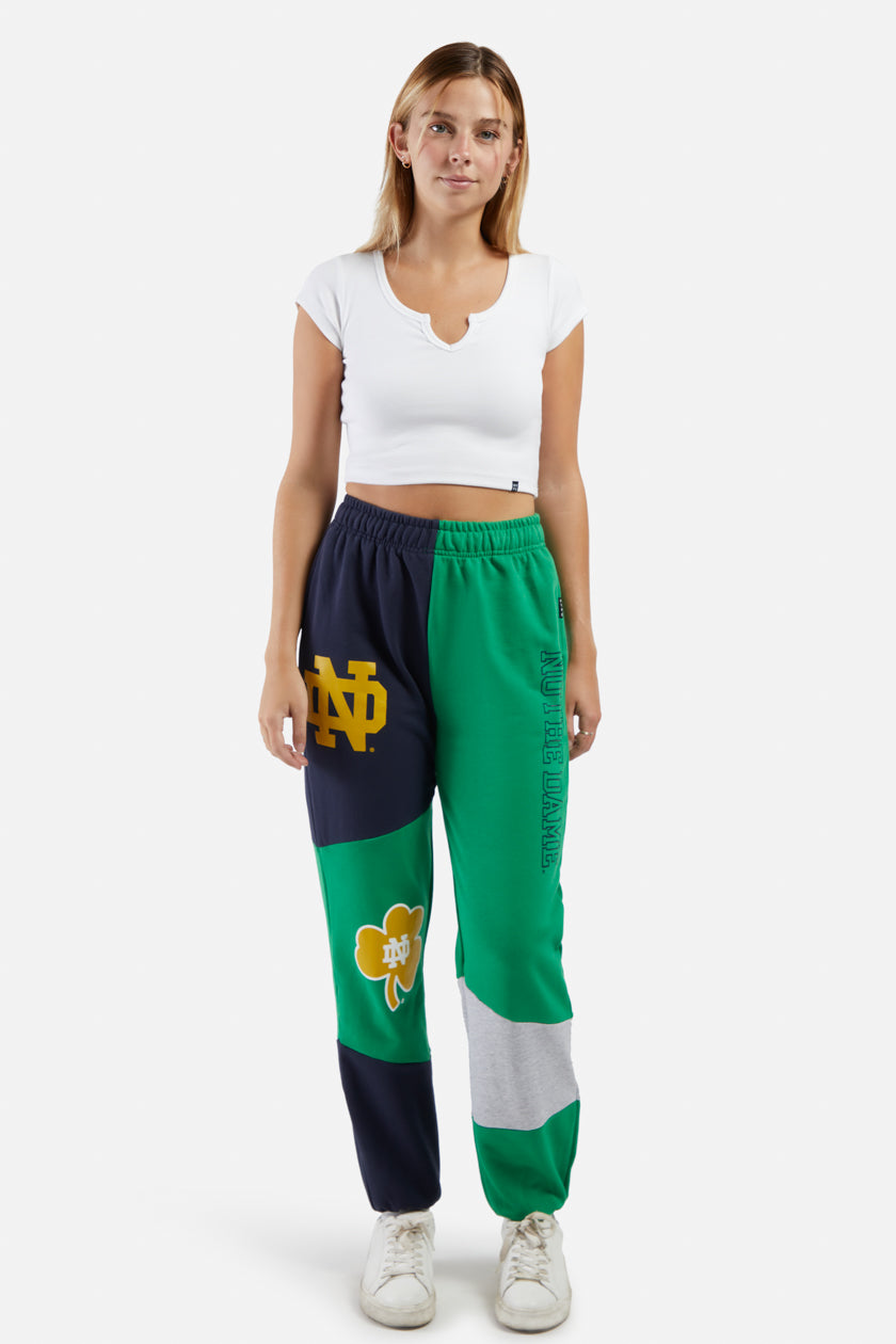 Notre Dame Patched Pants