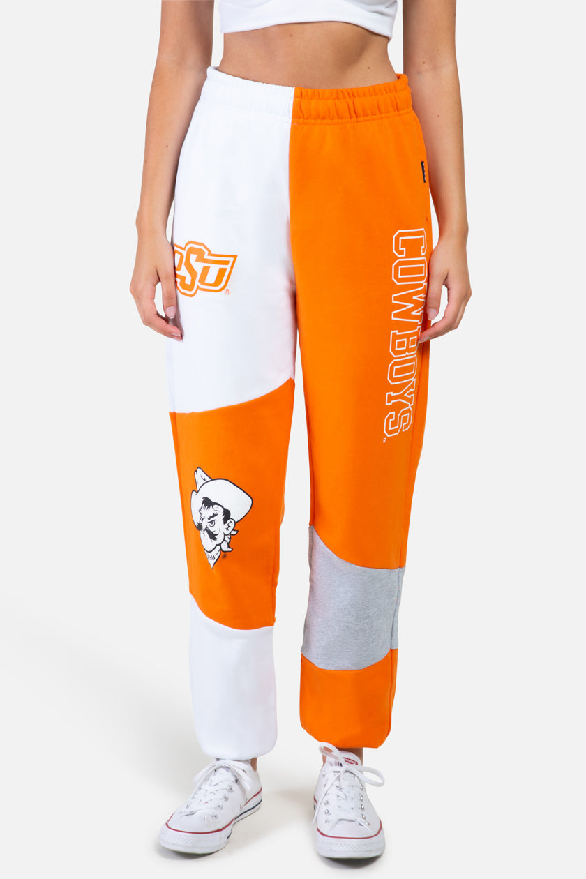 Oklahoma State Patched Pants