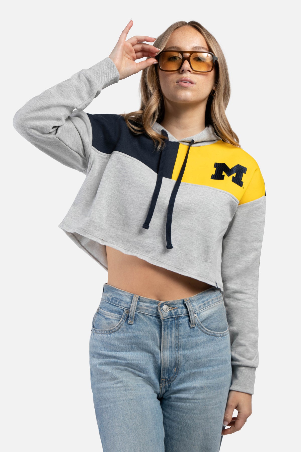 Michigan Color-Block Hoodie