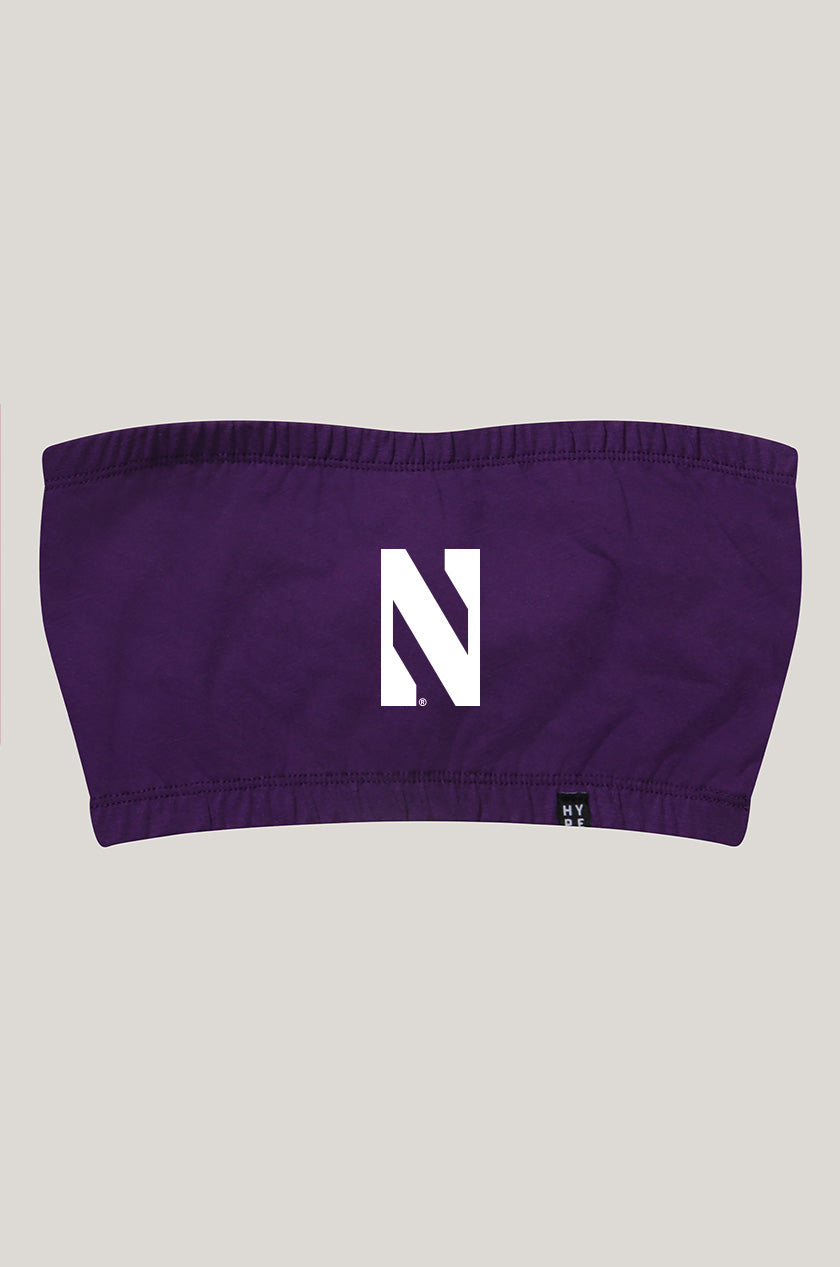 Northwestern Bandeau Top