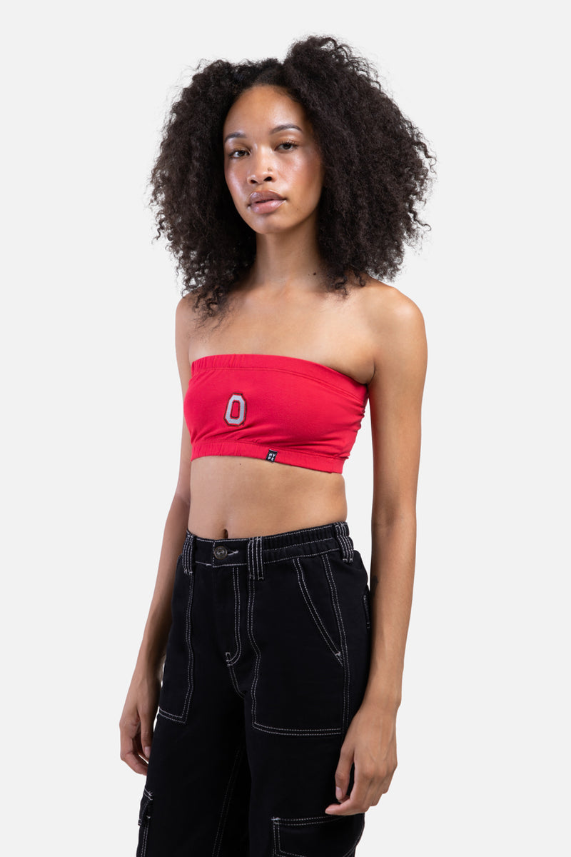 Ohio State Bandeau Top Large / Black | Hype and Vice