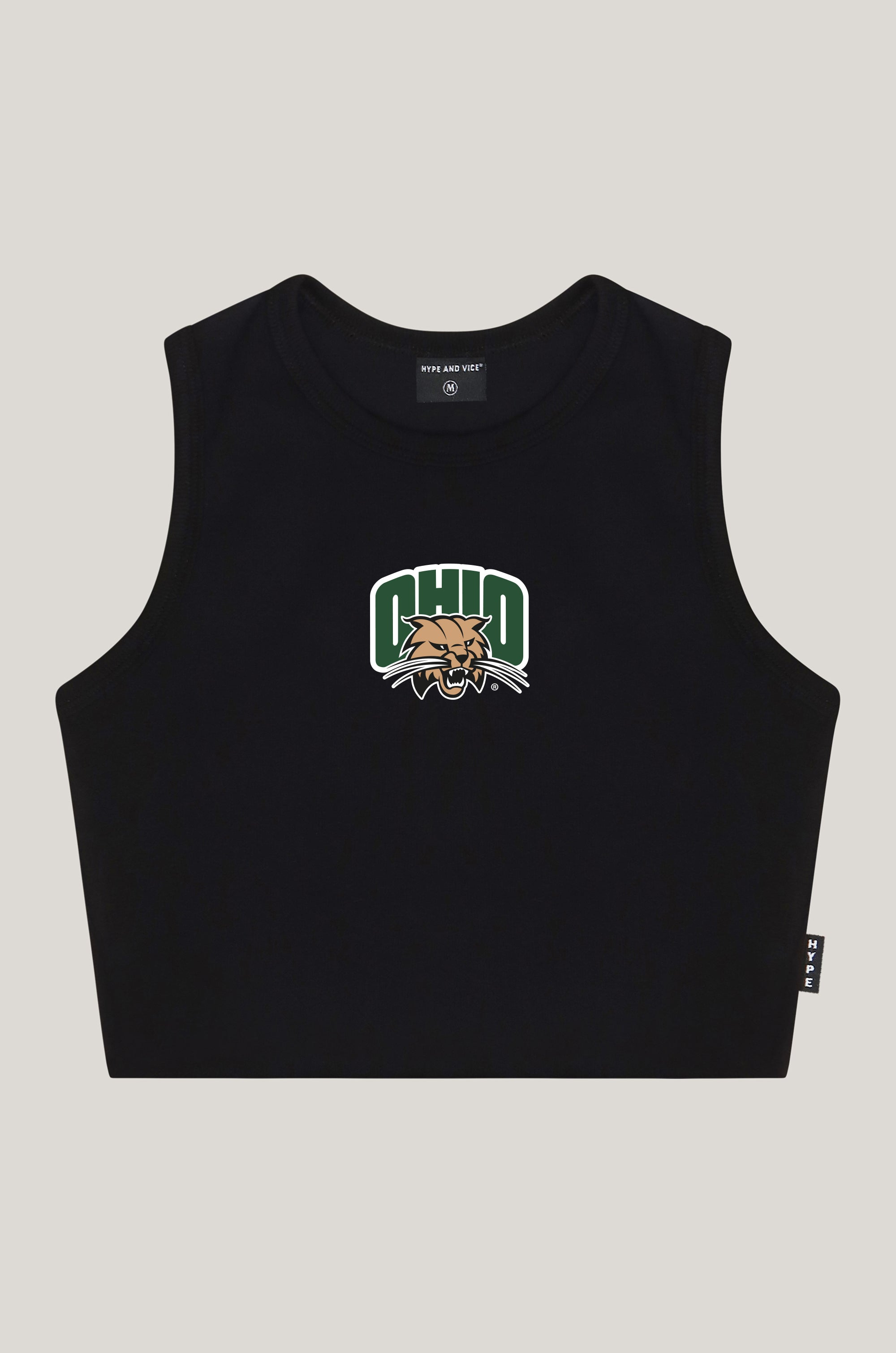Hype & Vice Michigan State University Cropped Tank Top - Game Day Shirt For Women