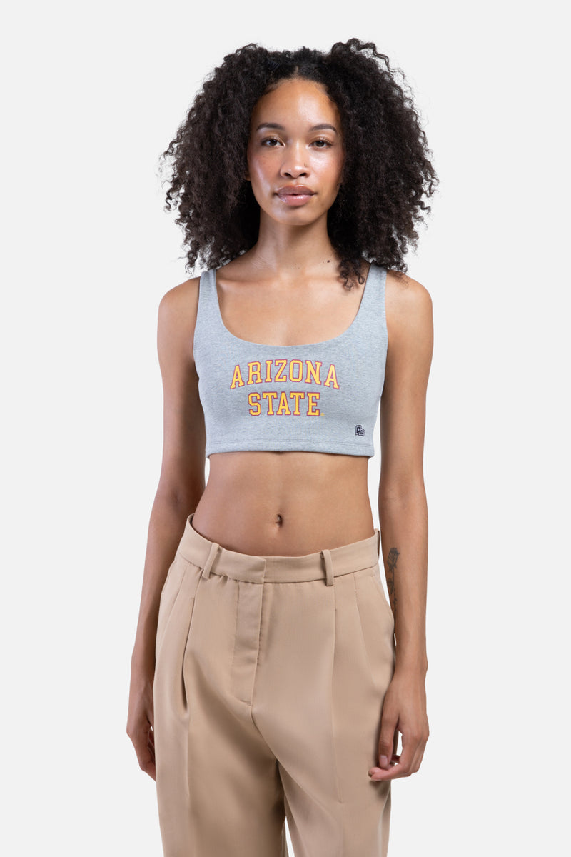 ASU  Scoop Neck Crop Top