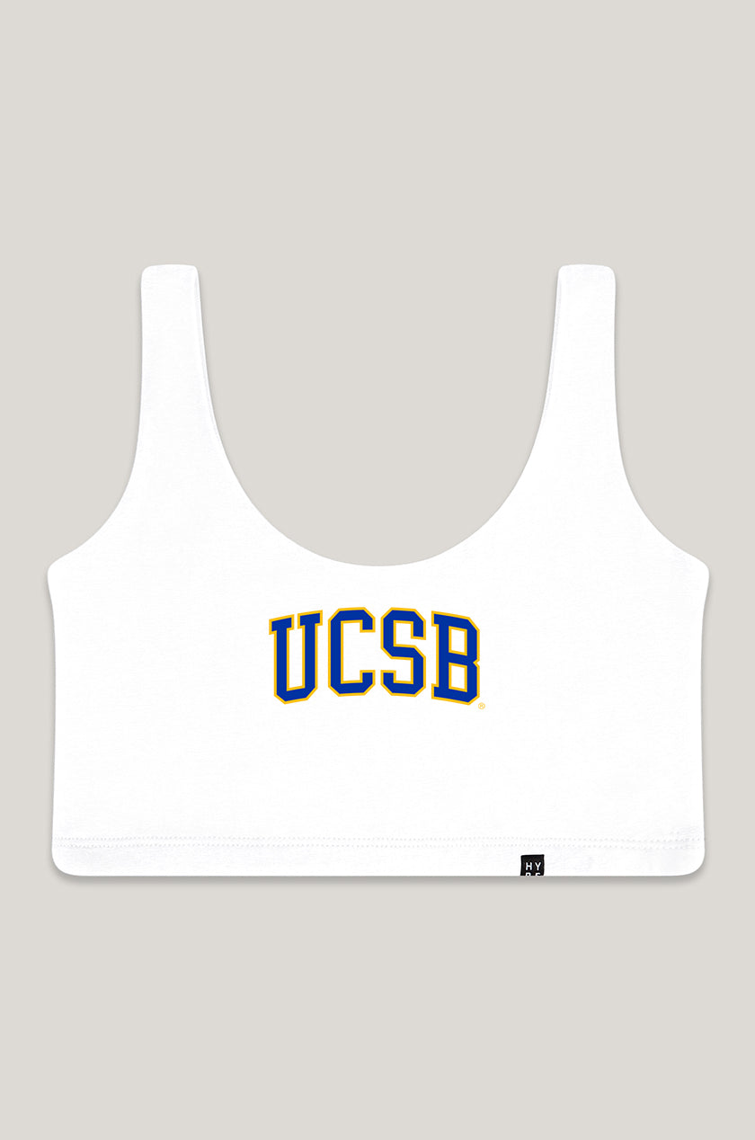 UCSB | Scoop Neck Crop Top