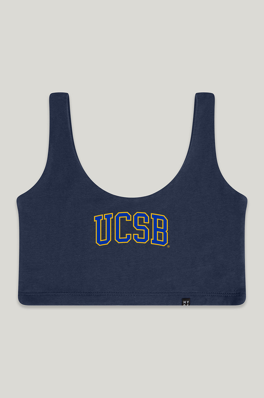 UCSB | Scoop Neck Crop Top