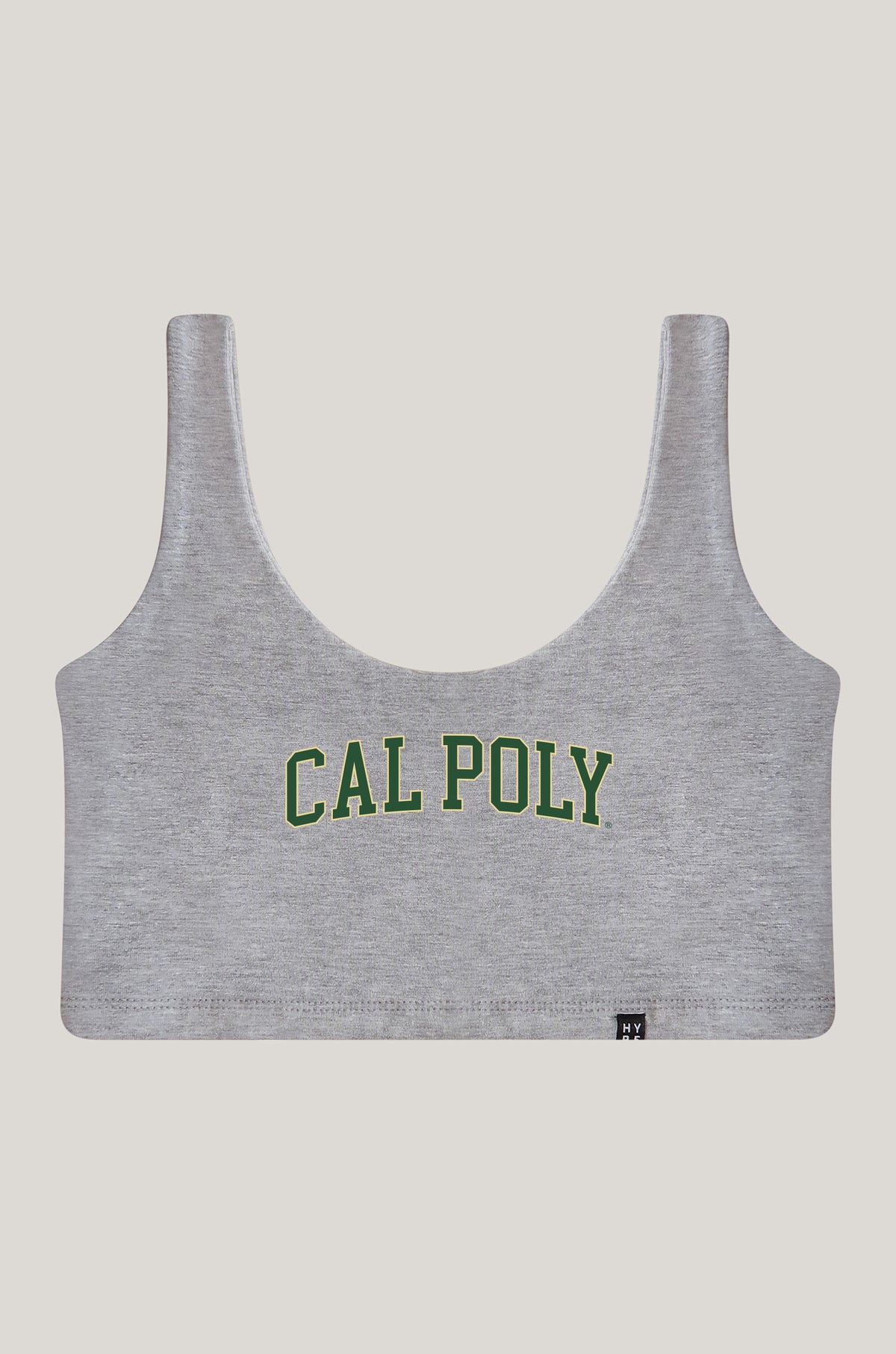 Cal Poly | Scoop Neck Crop Top