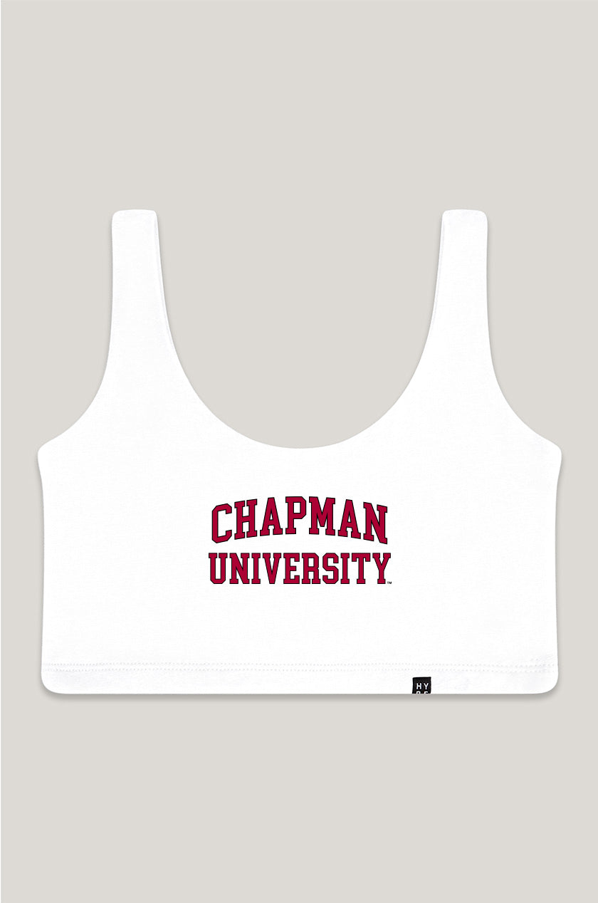 Chapman University Scoop Neck Crop Top