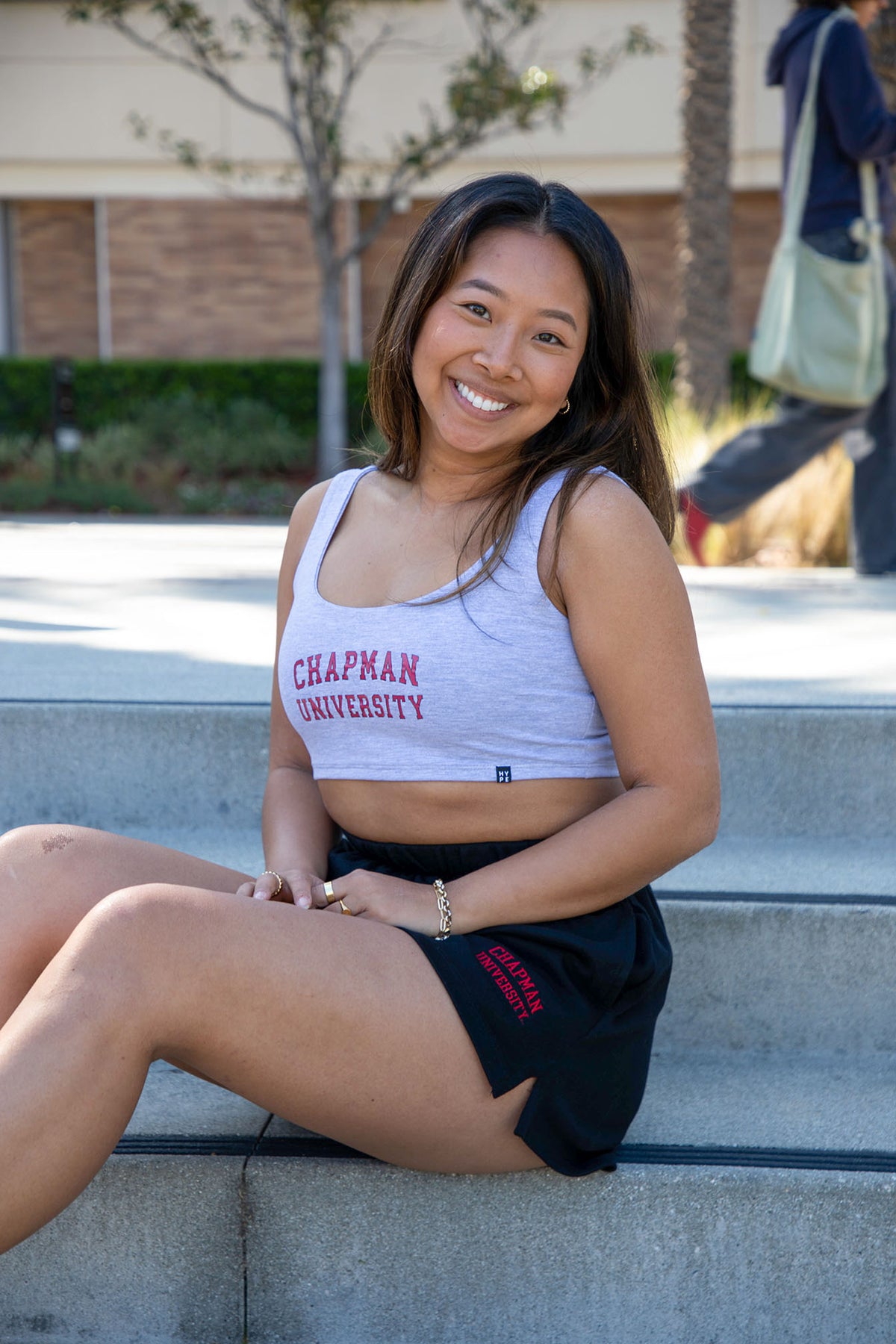 Chapman University Scoop Neck Crop Top