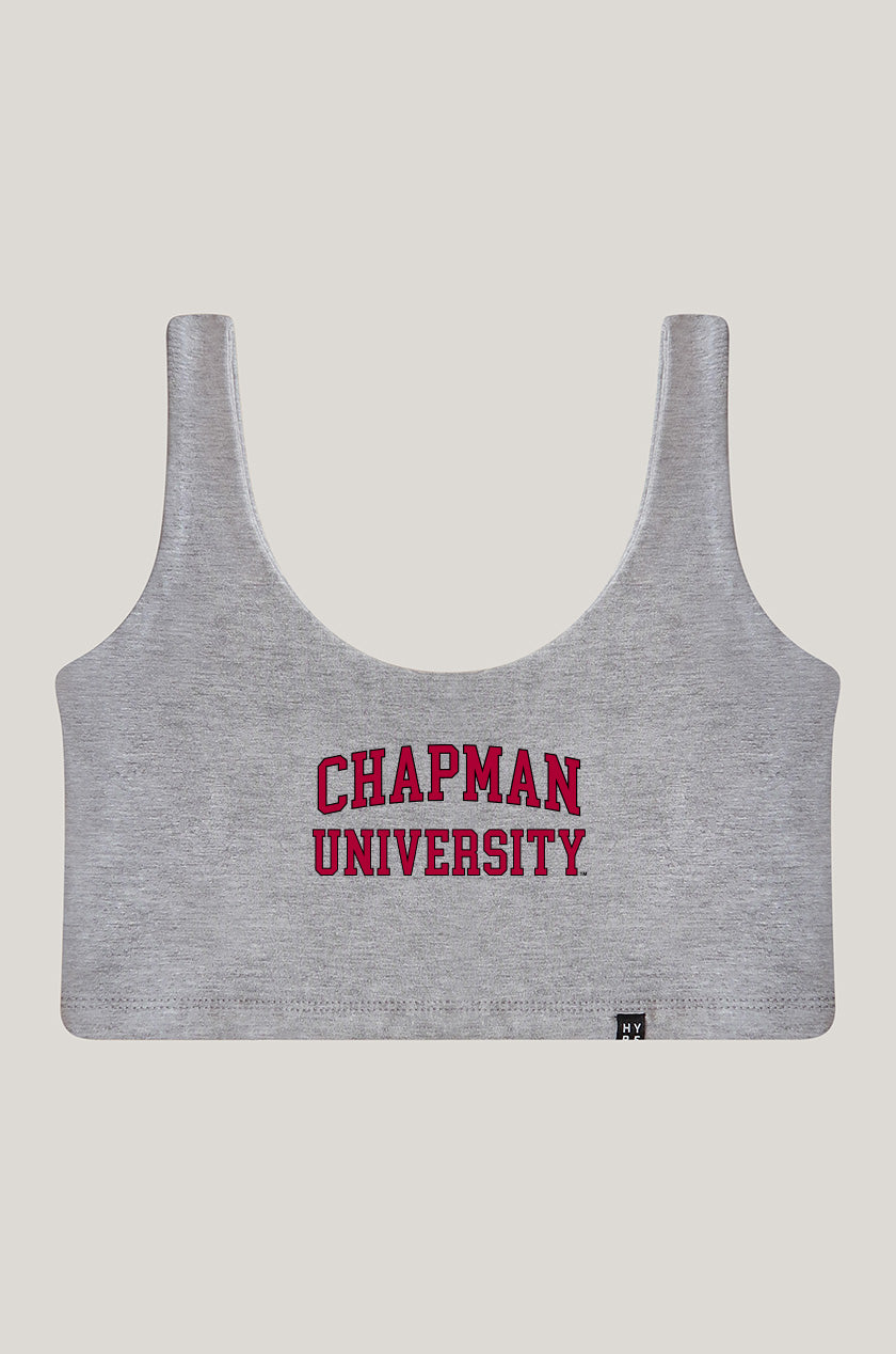 Chapman University Scoop Neck Crop Top