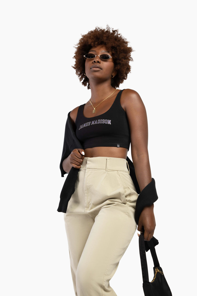 JMU | Scoop Neck Crop Top