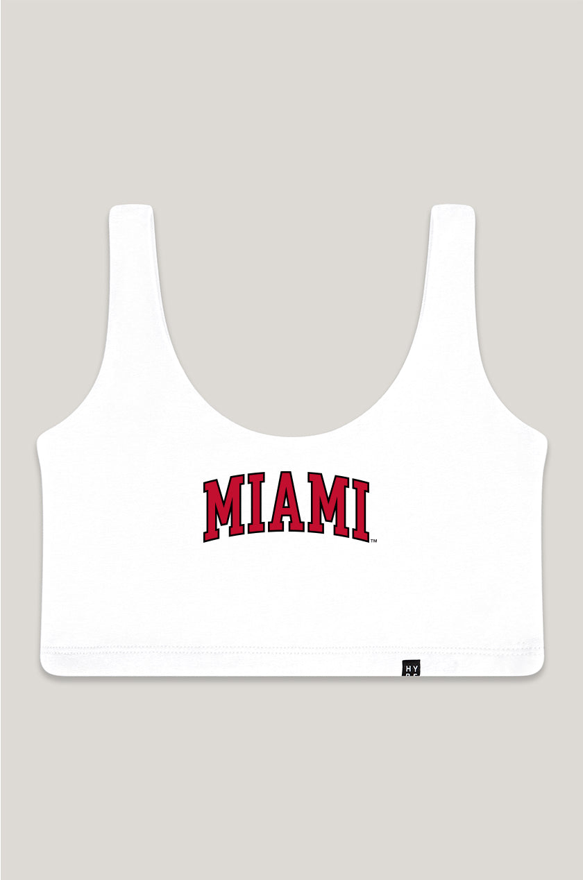 Miami University | Scoop Neck Crop Top