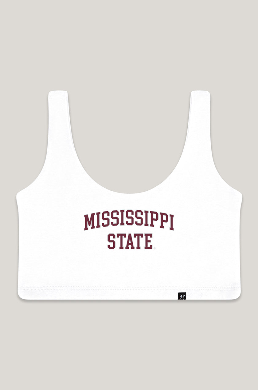 Mississippi State | Scoop Neck Crop Top