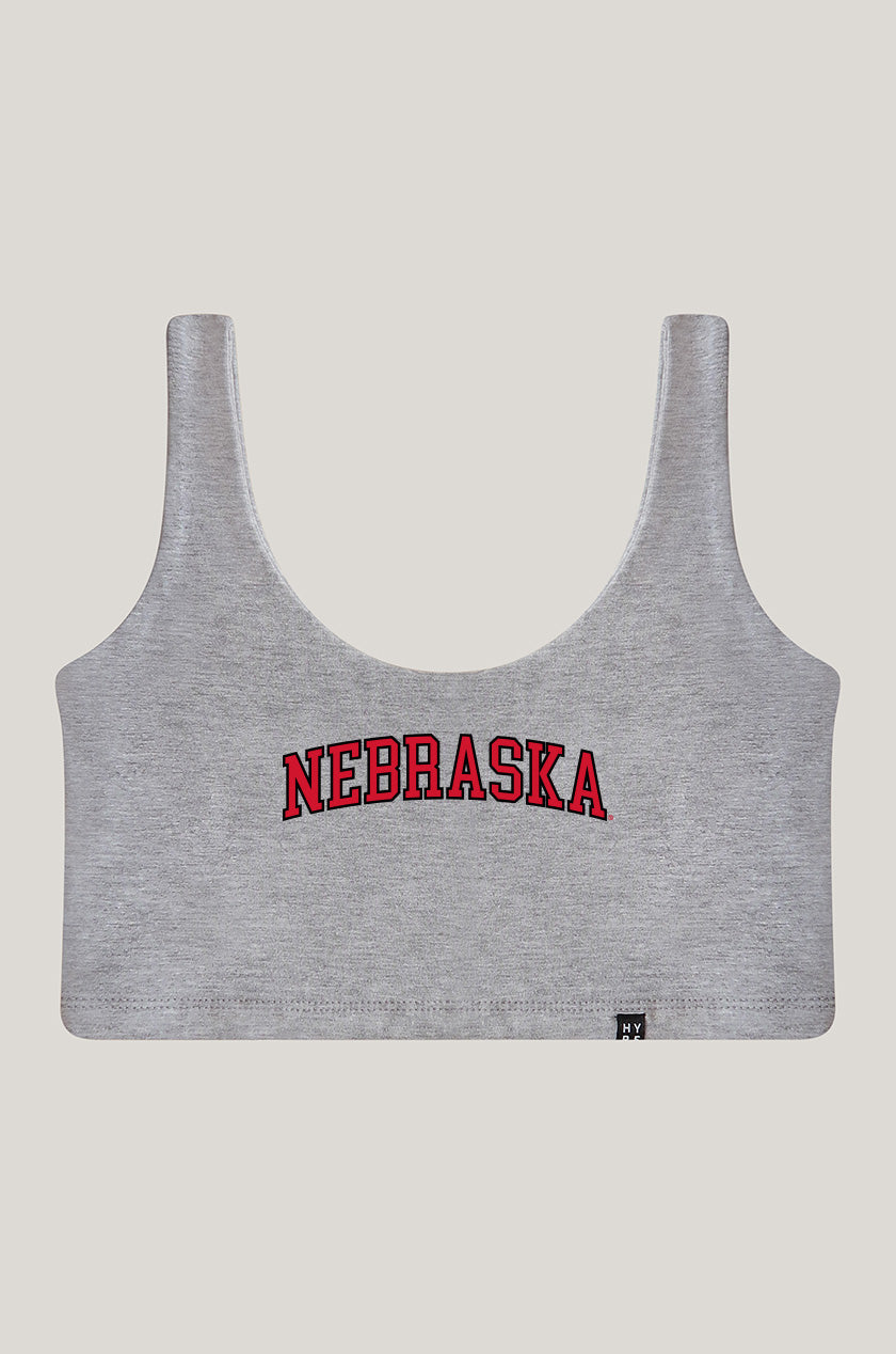 University of Nebraska | Scoop Neck Crop Top