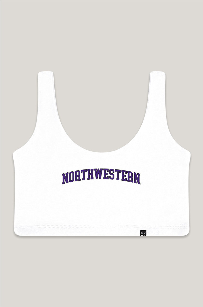 Northwestern University | Scoop Neck Crop Top