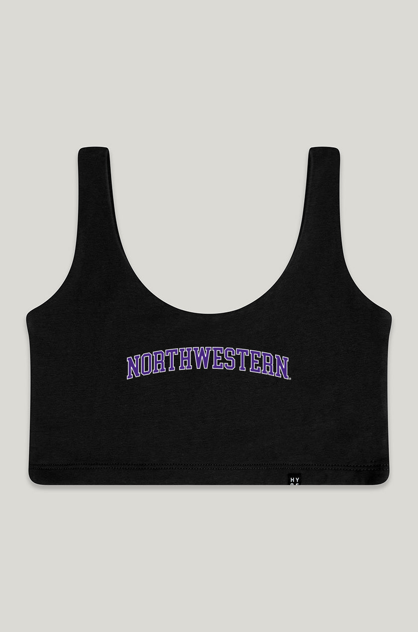 Northwestern University | Scoop Neck Crop Top