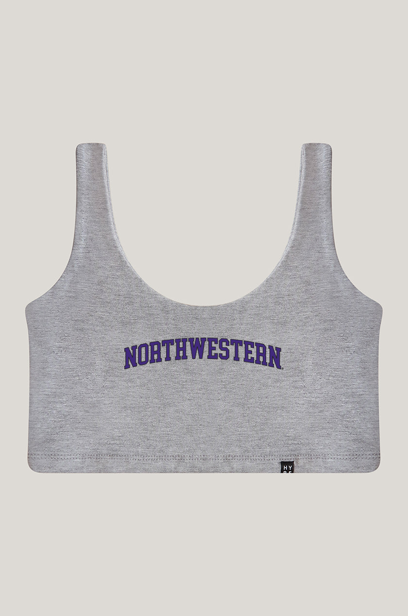 Northwestern University | Scoop Neck Crop Top