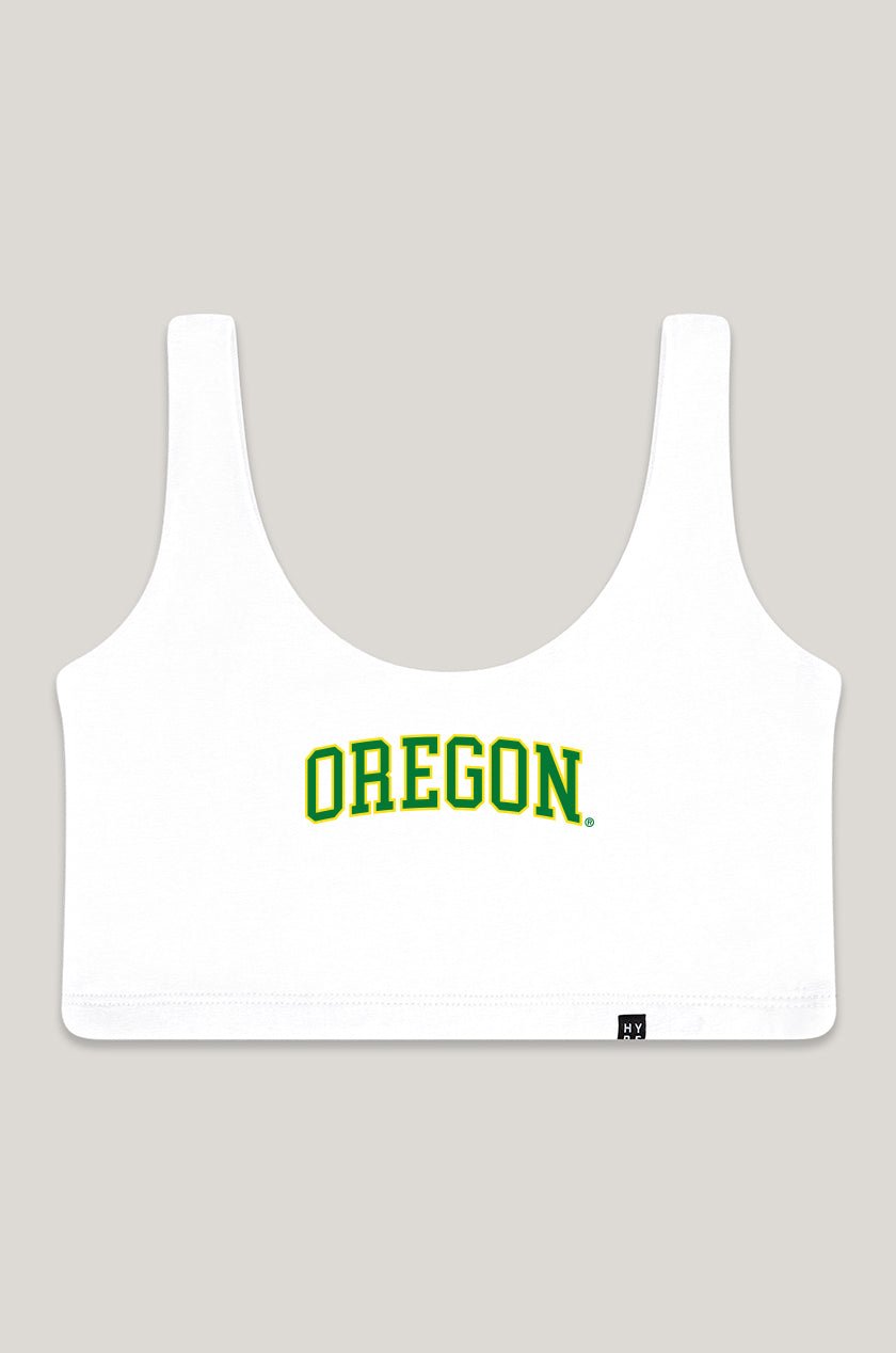 University of Oregon | Scoop Neck Crop Top