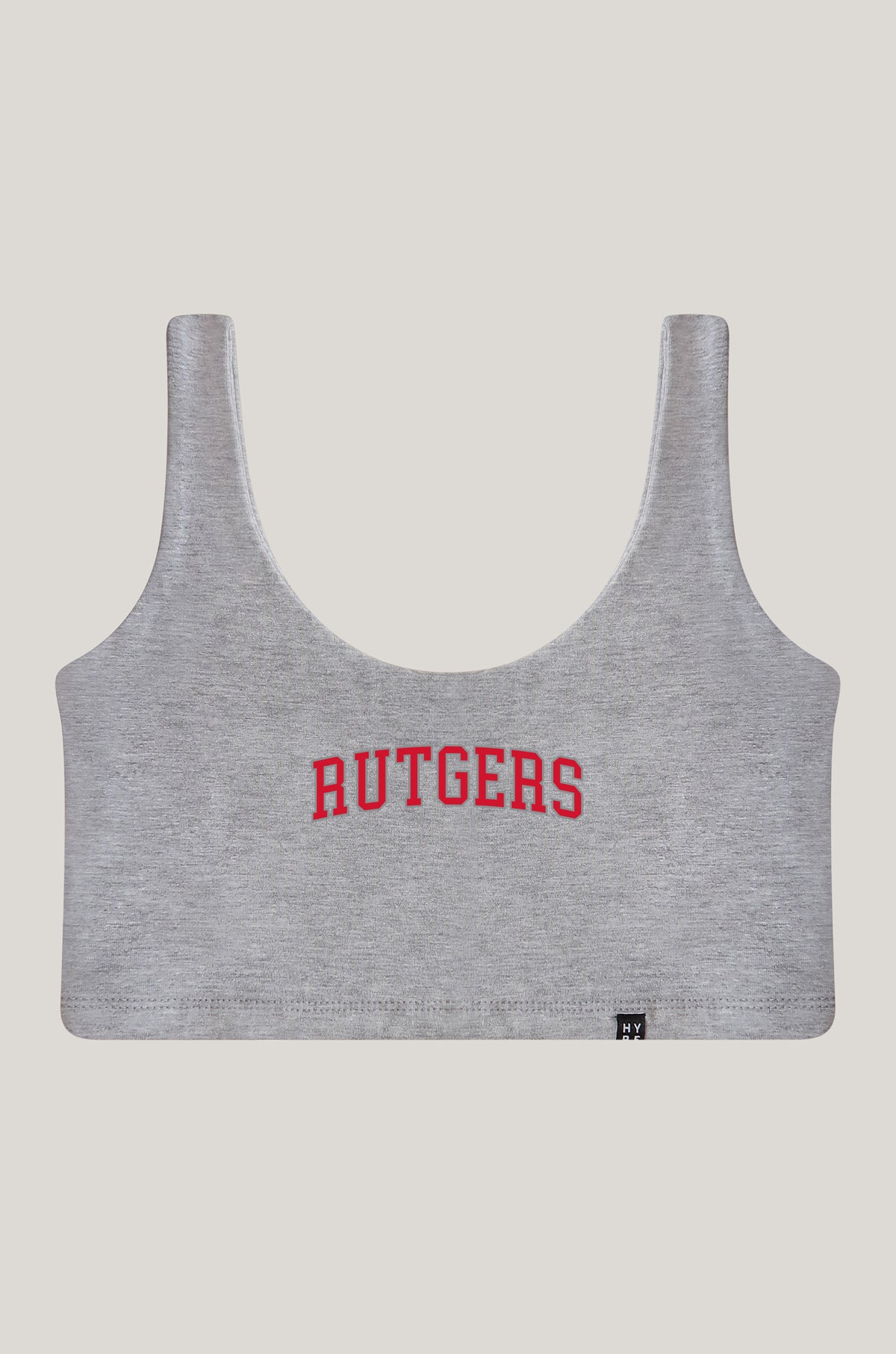 Rutgers | Scoop Neck Crop Top