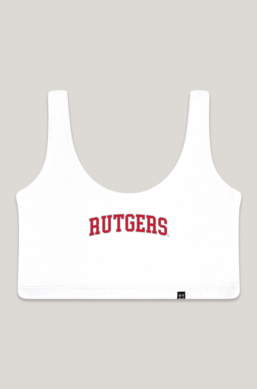 Rutgers | Scoop Neck Crop Top