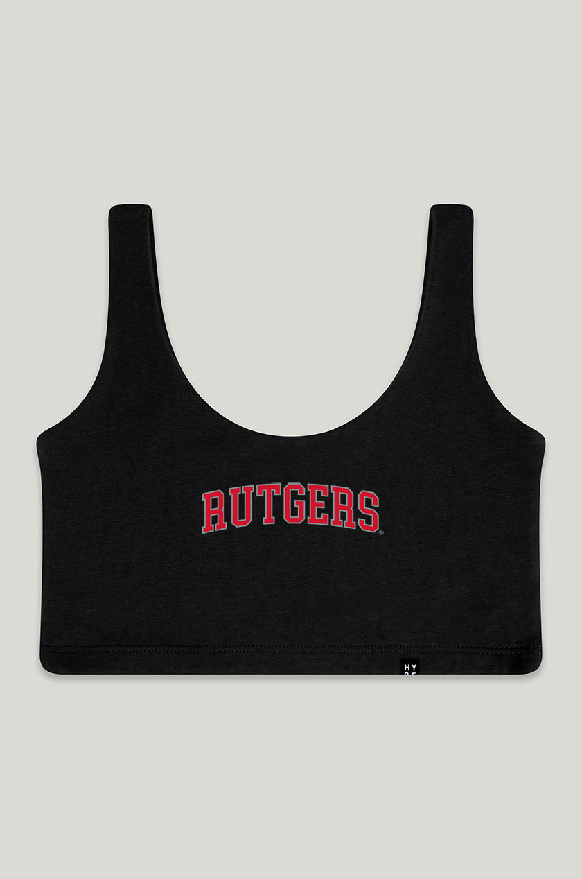 Rutgers | Scoop Neck Crop Top