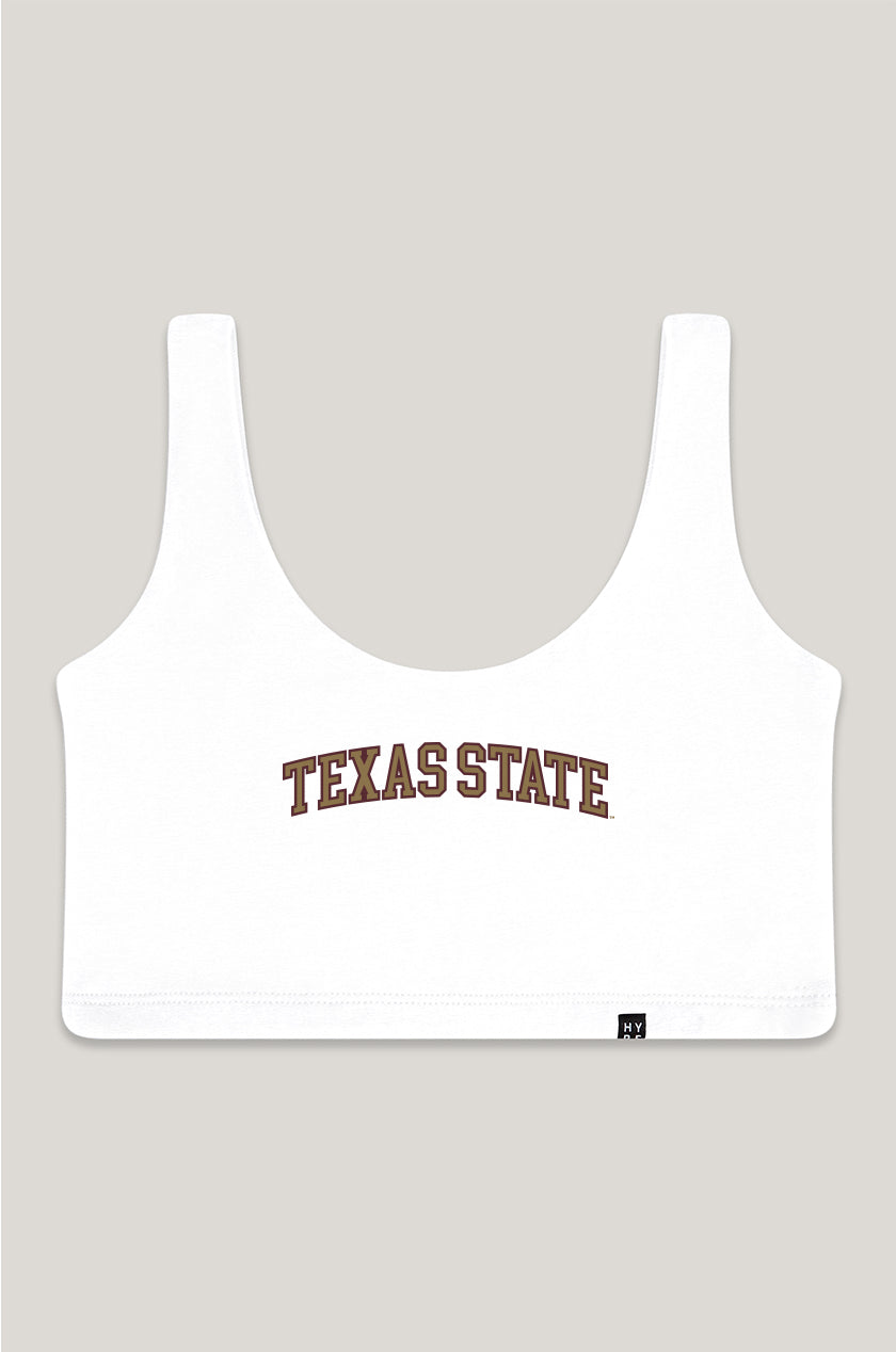 Texas State | Scoop Neck Crop Top