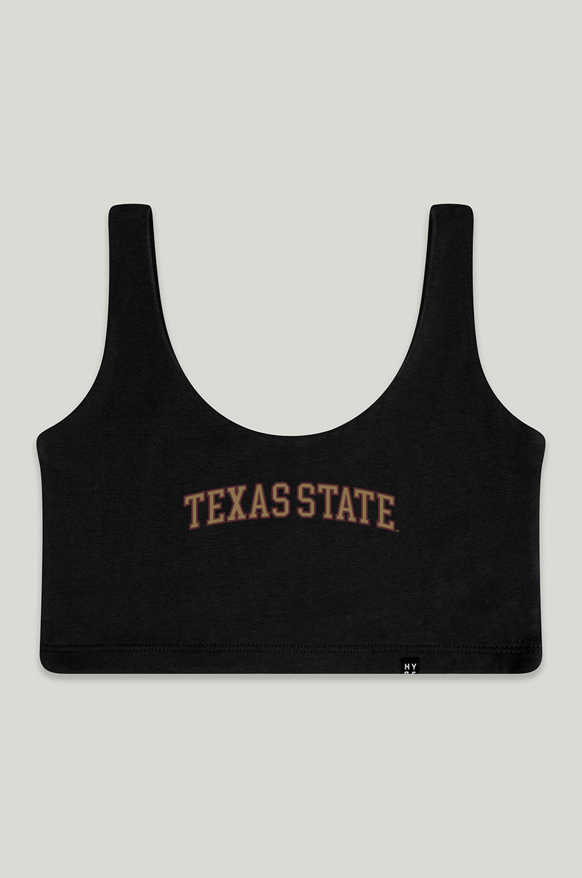 Texas State | Scoop Neck Crop Top