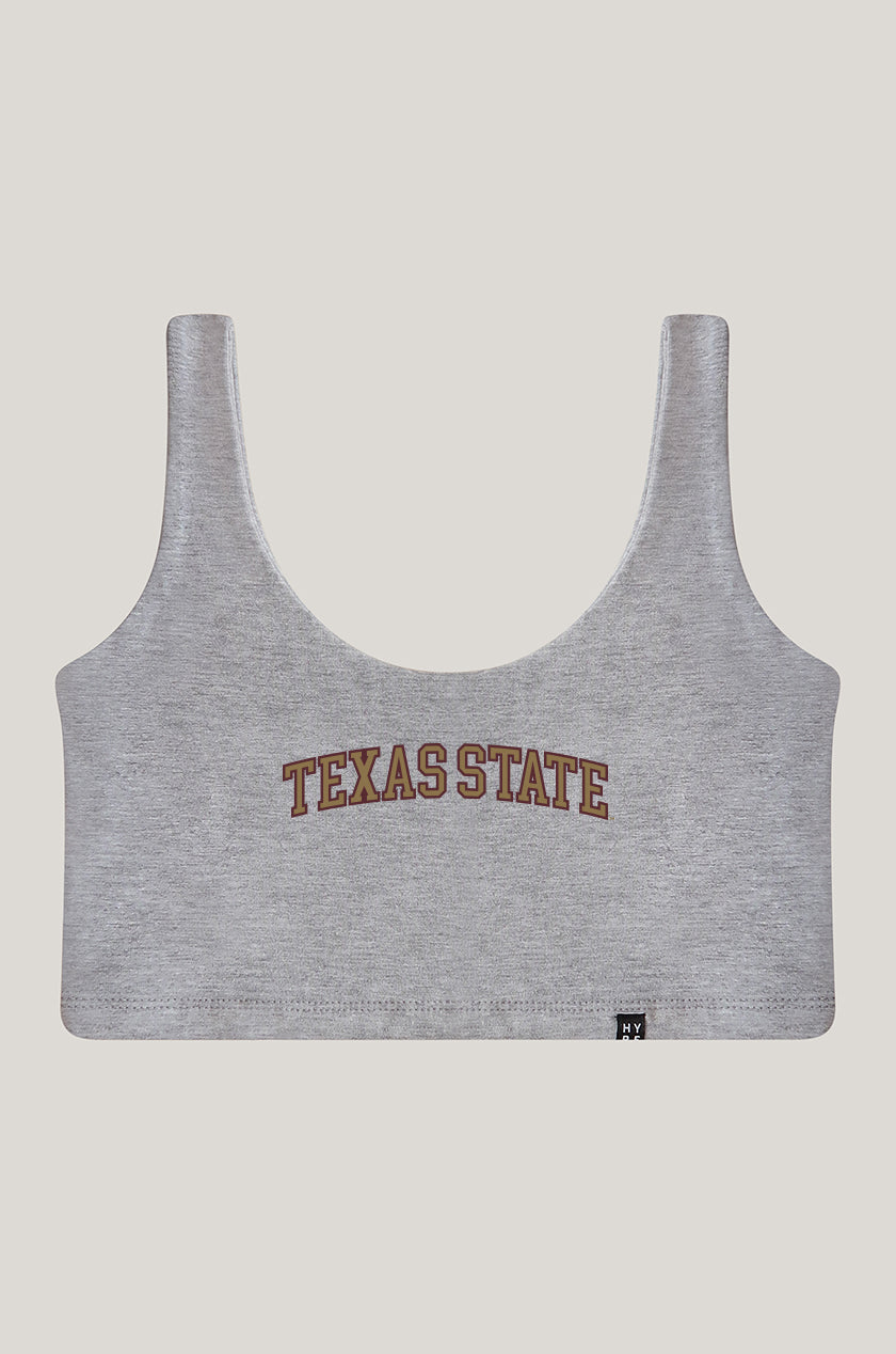 Texas State | Scoop Neck Crop Top