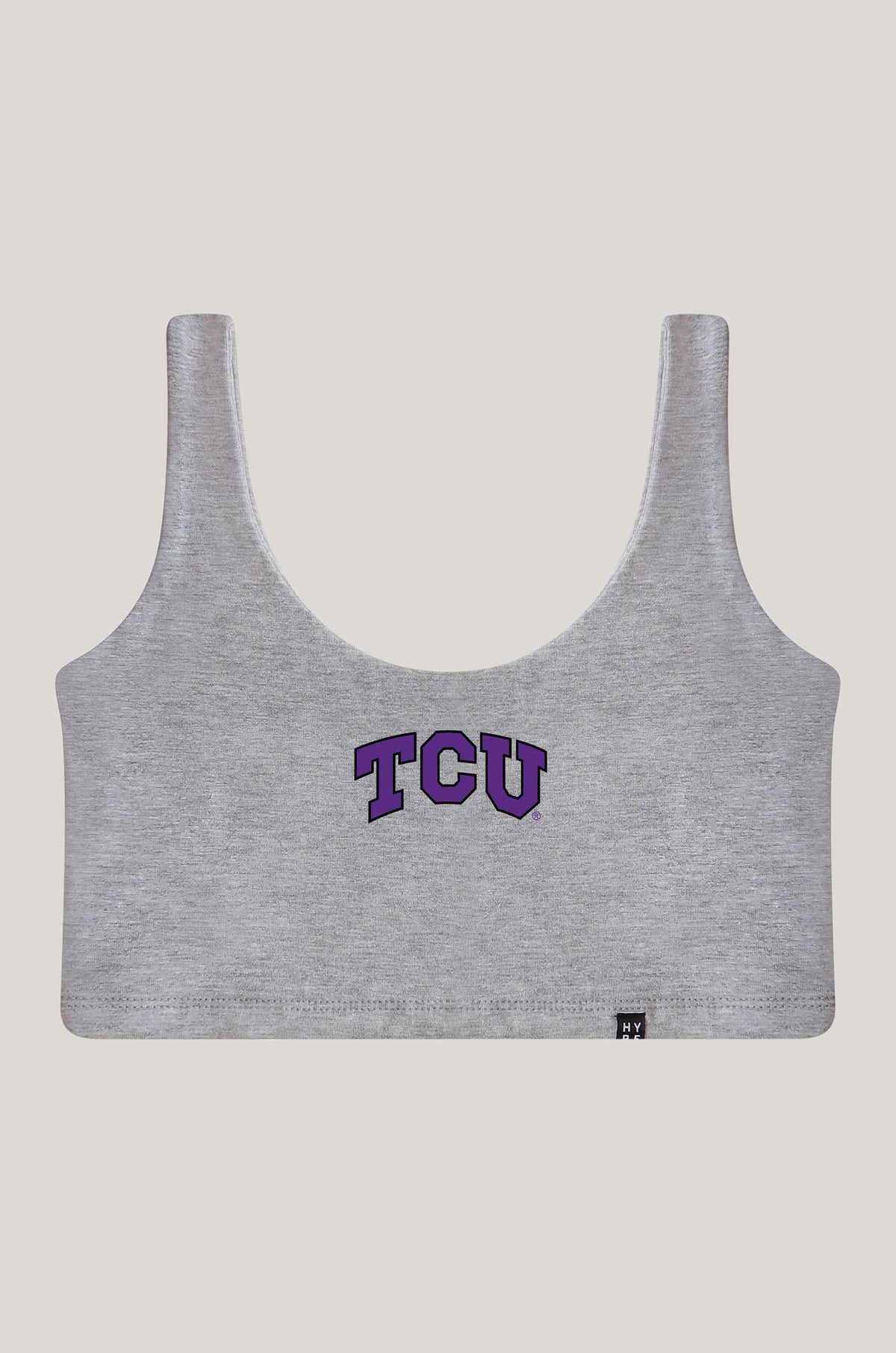 TCU | Scoop Neck Crop Top