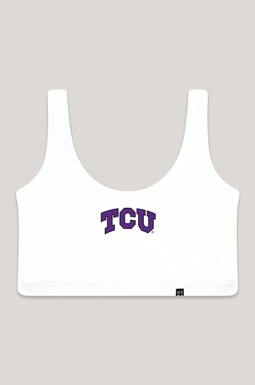 TCU | Scoop Neck Crop Top