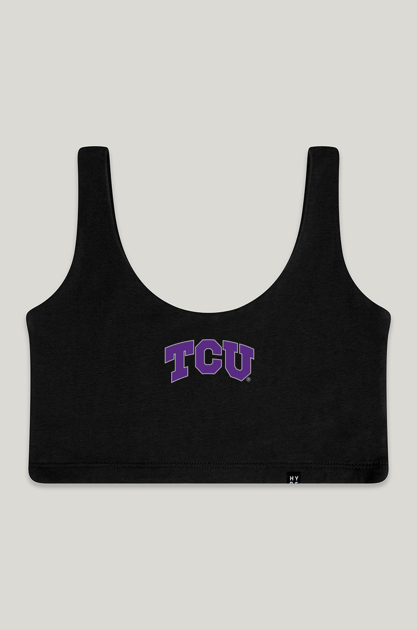 TCU | Scoop Neck Crop Top