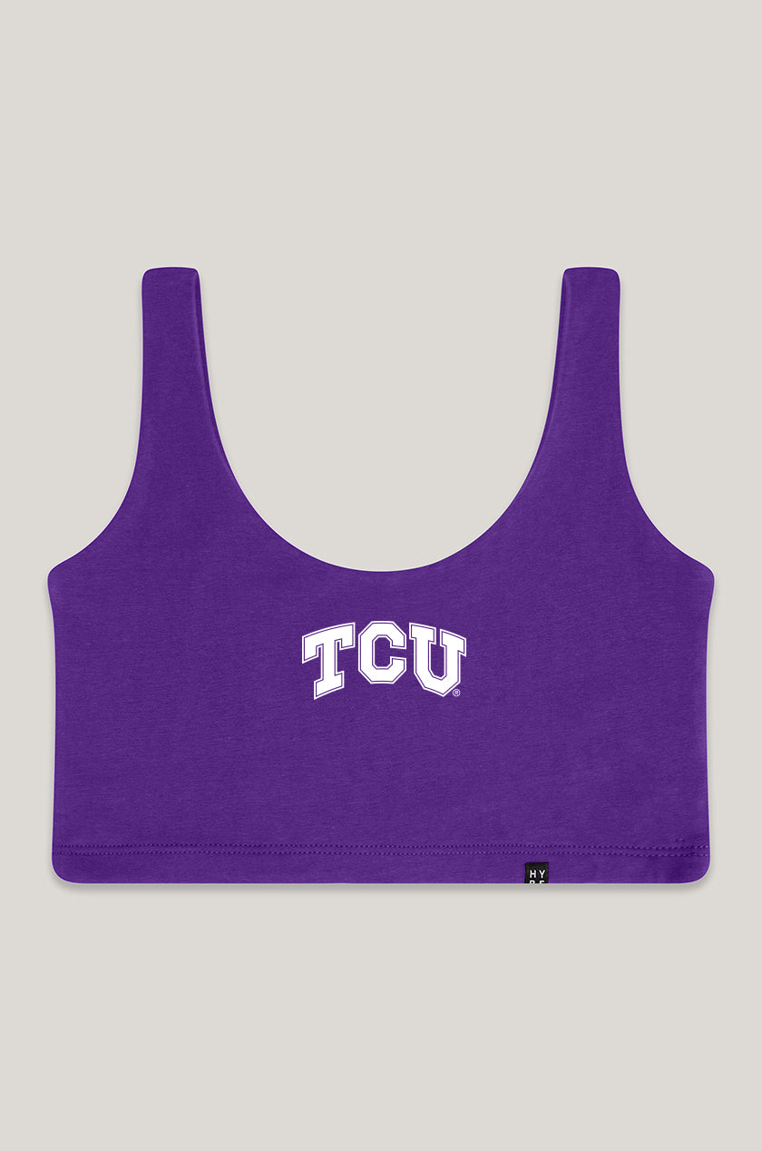 TCU | Scoop Neck Crop Top