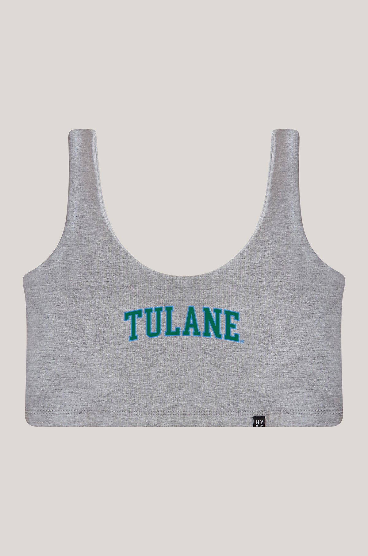 Tulane | Scoop Neck Crop Top