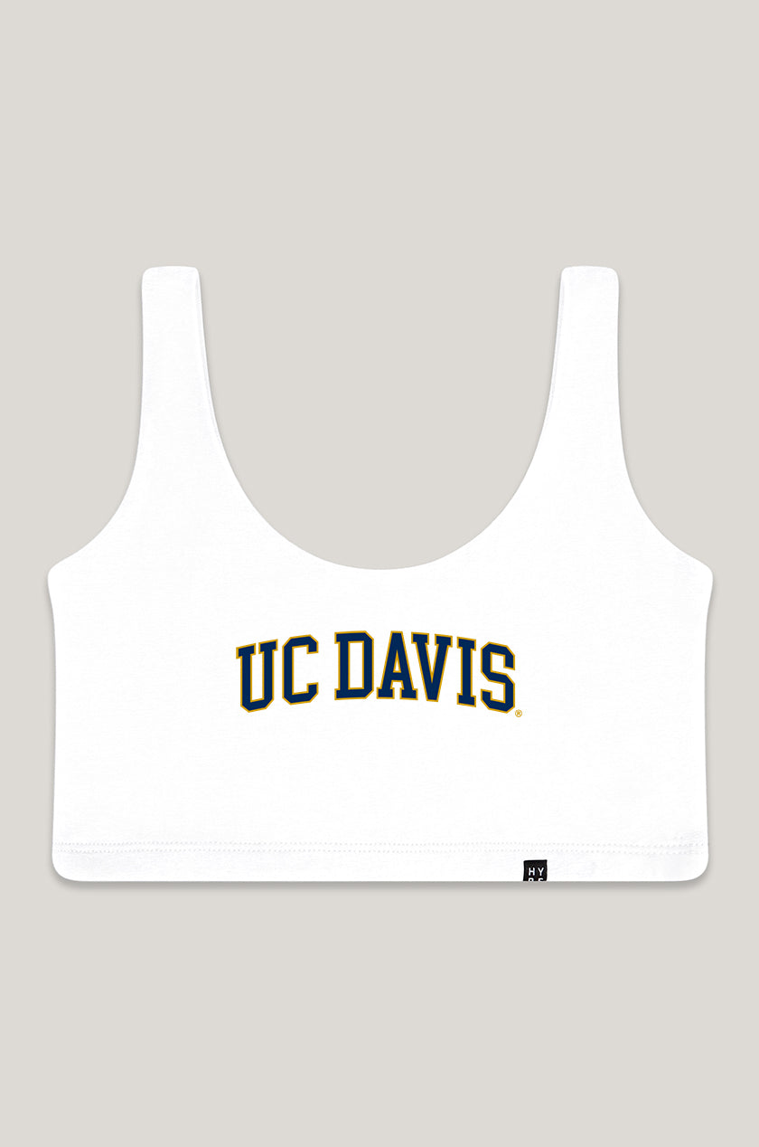 UC Davis | Scoop Neck Crop Top