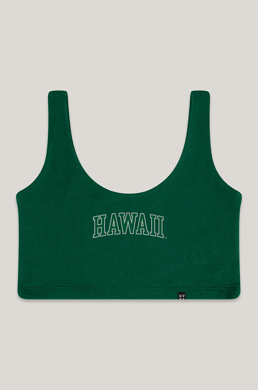 Hawaii | Scoop Neck Crop Top