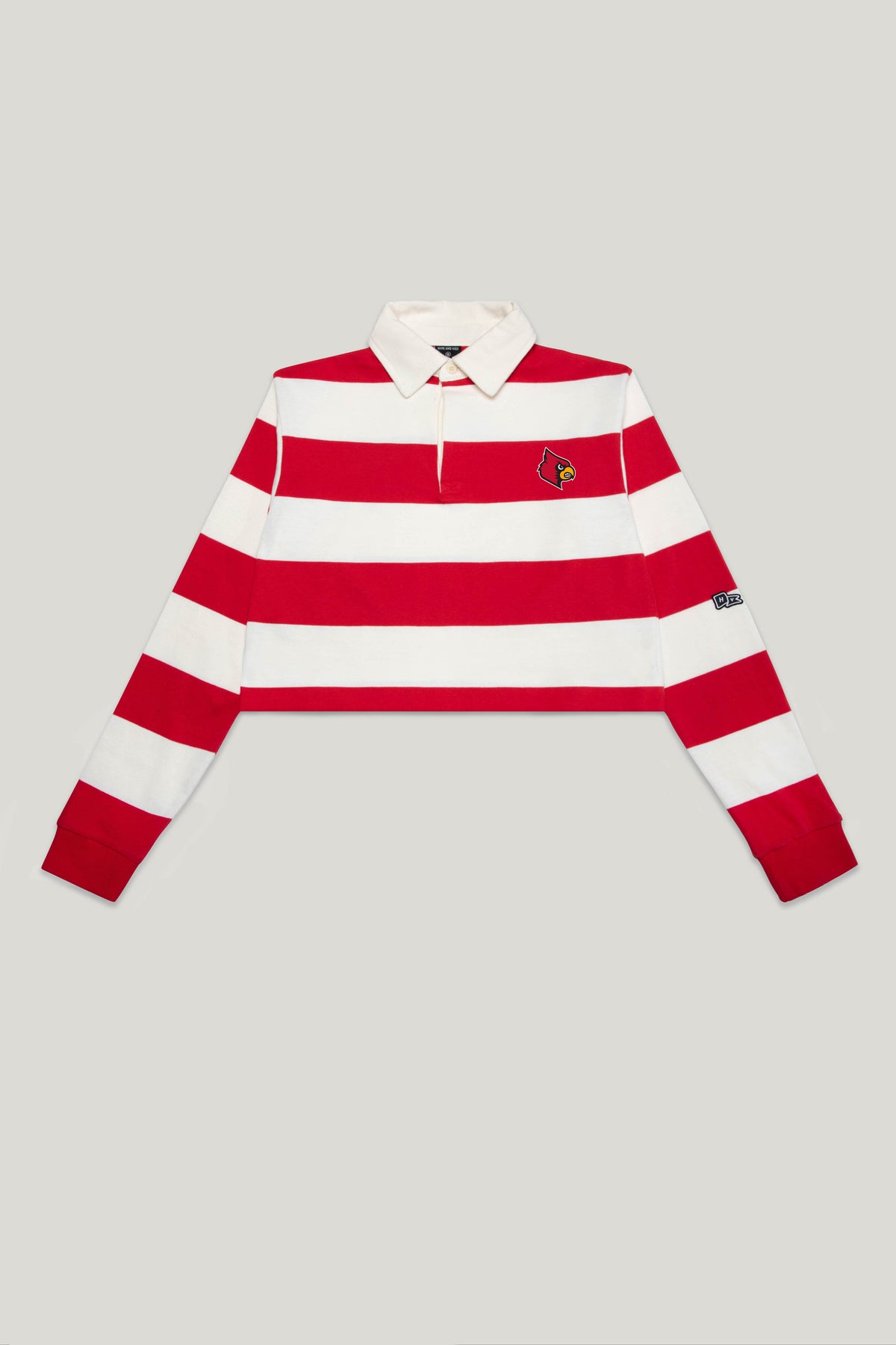 University of Louisville Rugby Top Small / Red and White | Hype and Vice