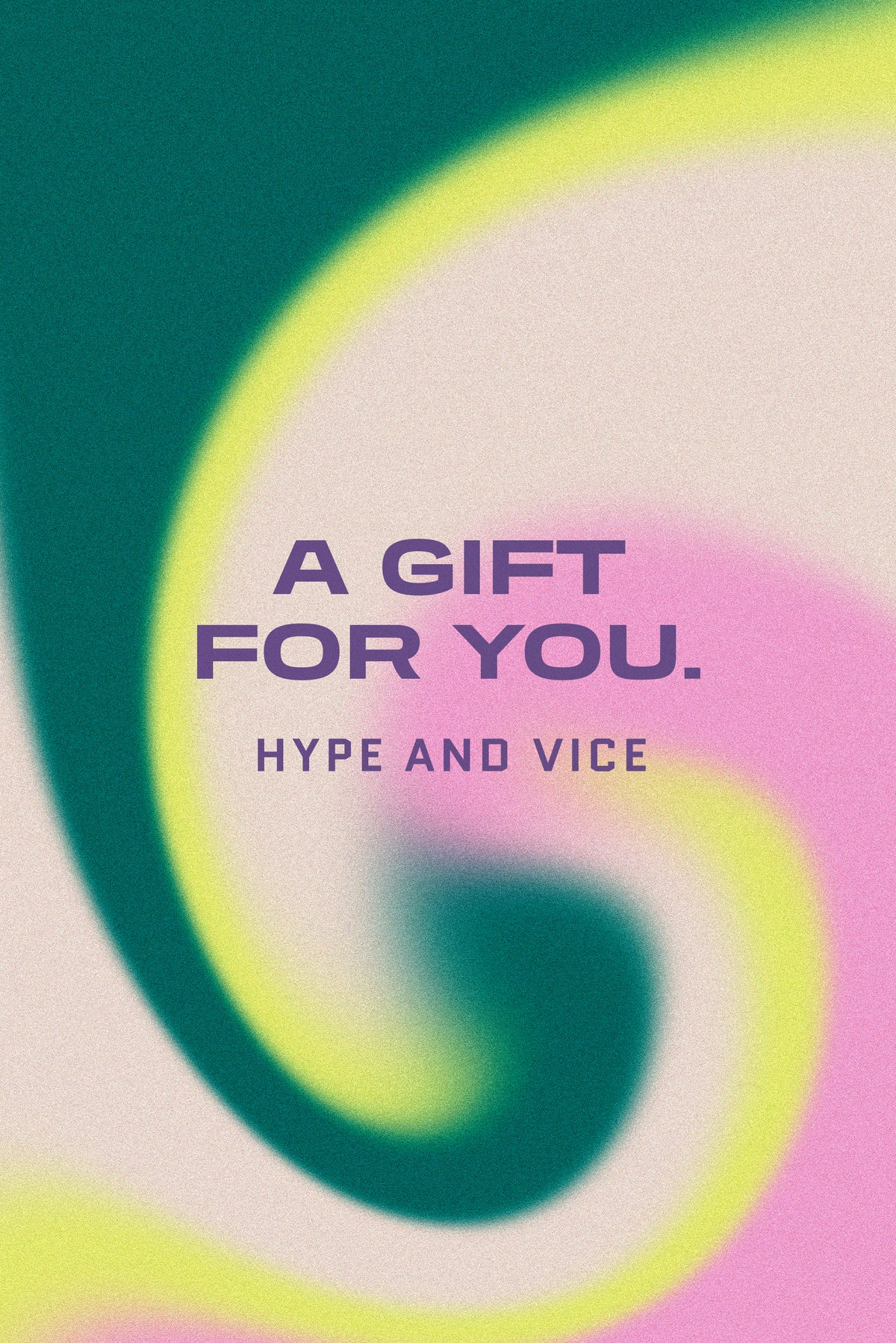 A gift for you