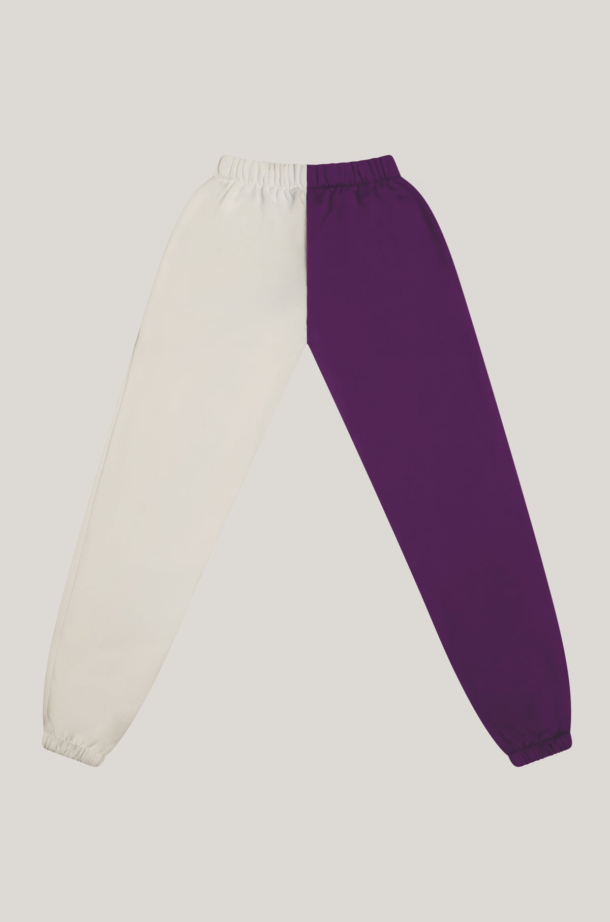 Purple and White Back