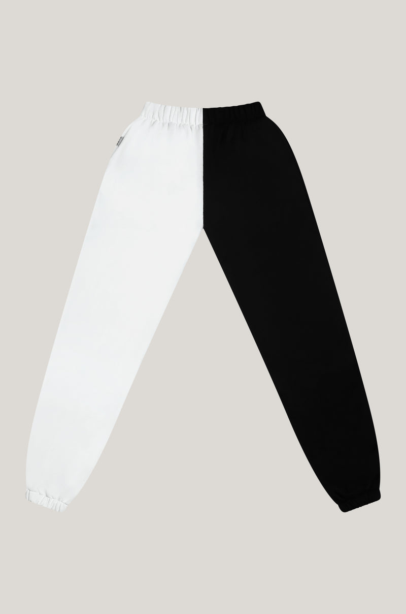 Half colored store sweatpants