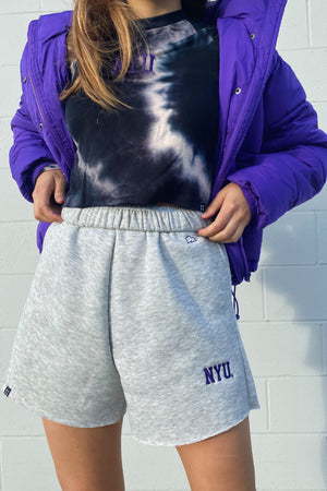 NYU Cut Off Sweatshorts