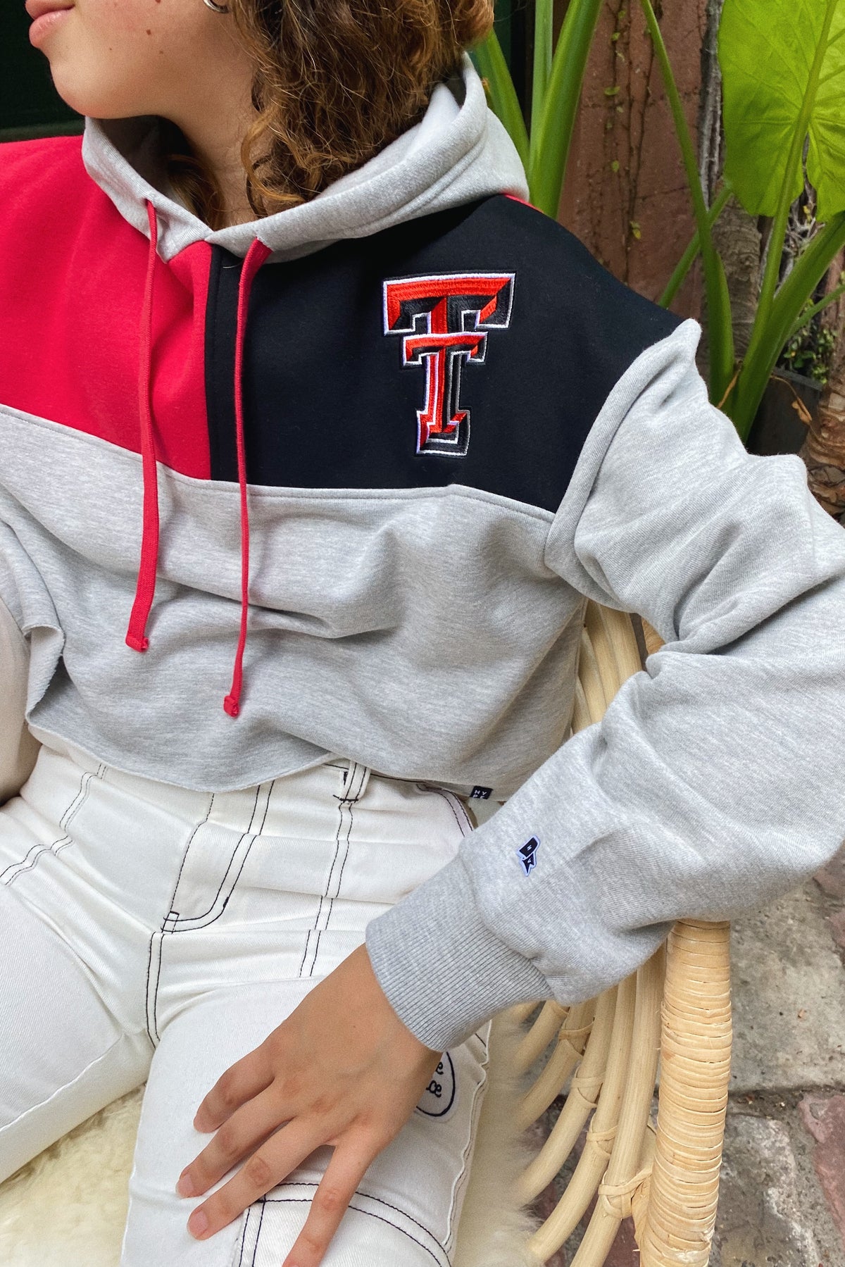 Texas Tech Color-Block Hoodie