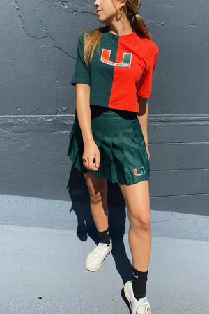 University of Miami Tennis Skirt